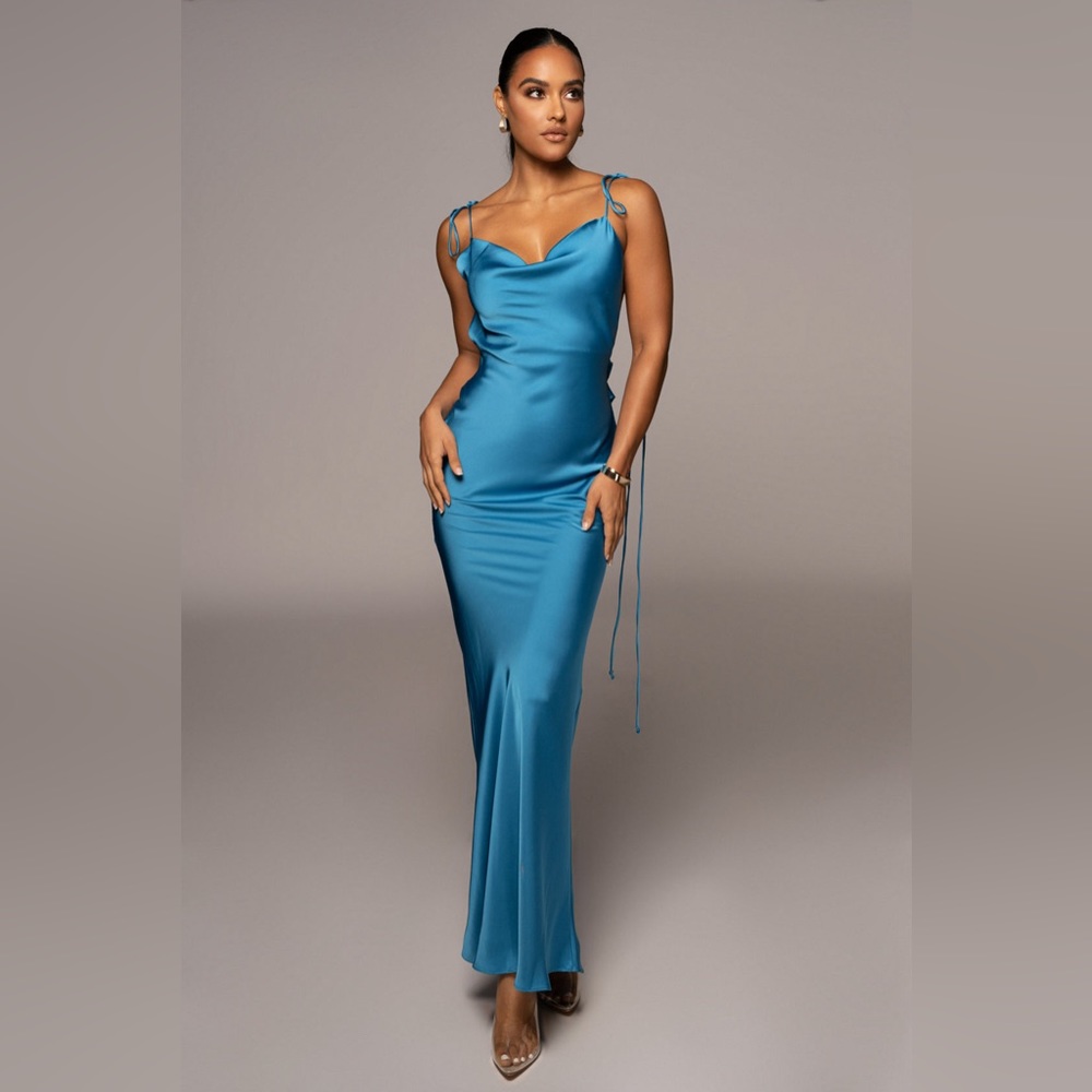 JLUXLABEL Blue Irresistible Maxi Dress
